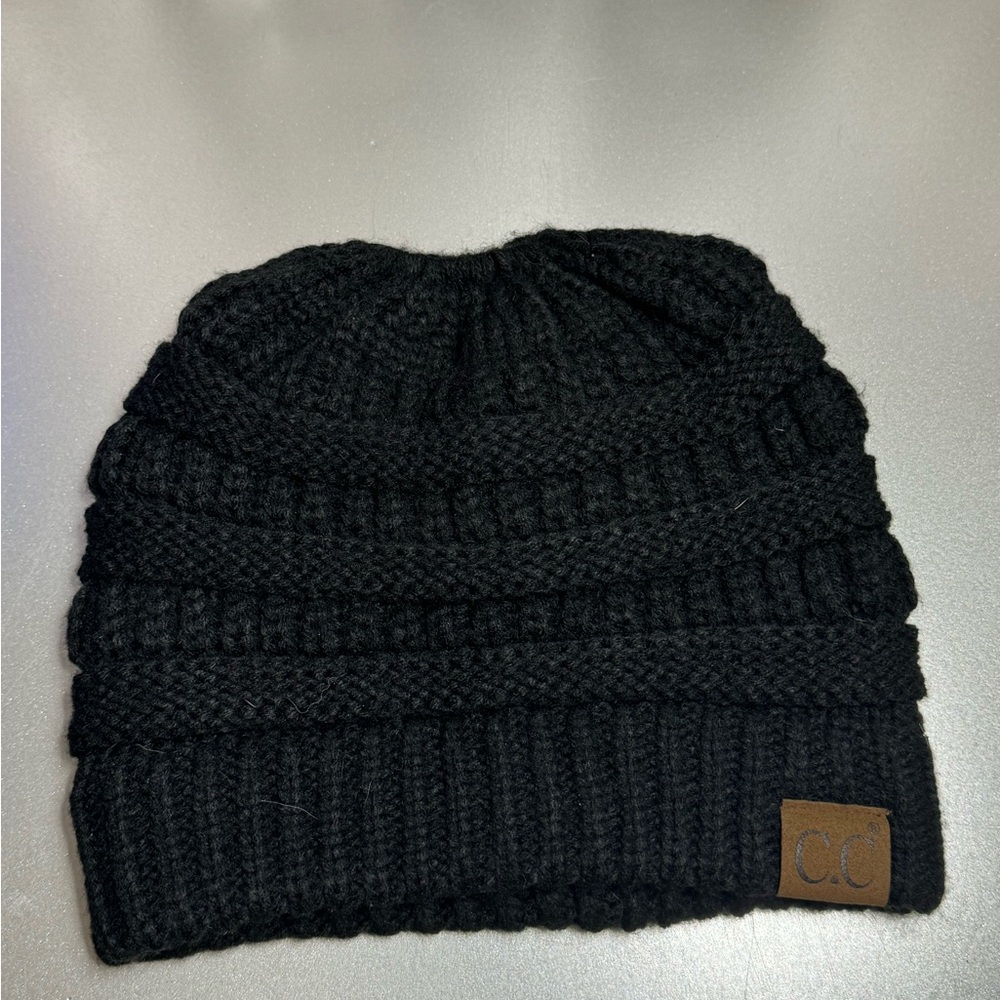 C.C Black Beanie